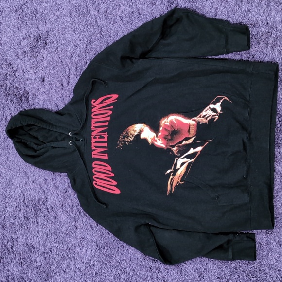 Nav x Vlone Good Intentions Graphic Hoodie Size XL Double Sided